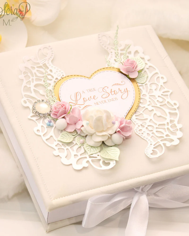 Коробочка для денежного подарка или сертификата на свадьбу Love Story