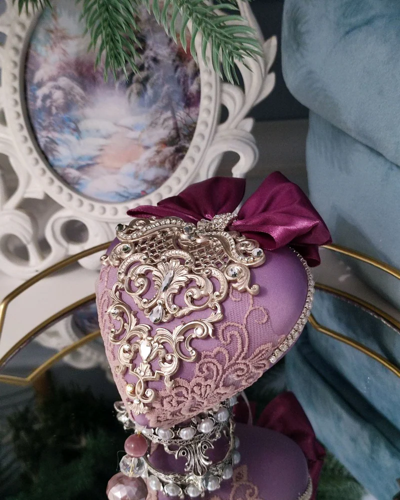 Ёлочная игрушка "Сердце"
