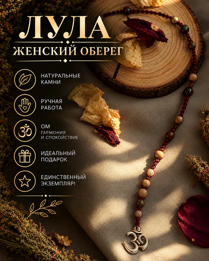 Лула в волосы - женский оберег — Лула в волосы «Ом»