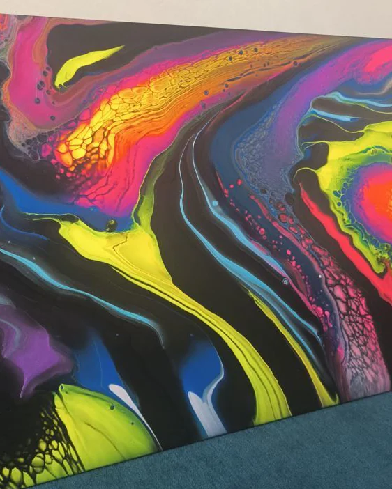 Картина жидким акрилом (fluid art) 40х60 см