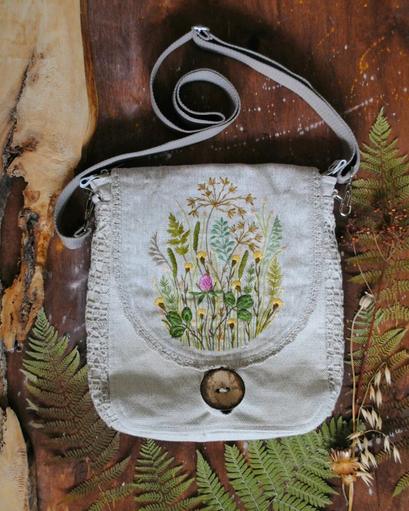Сумка через плечо «Полевые цветы»