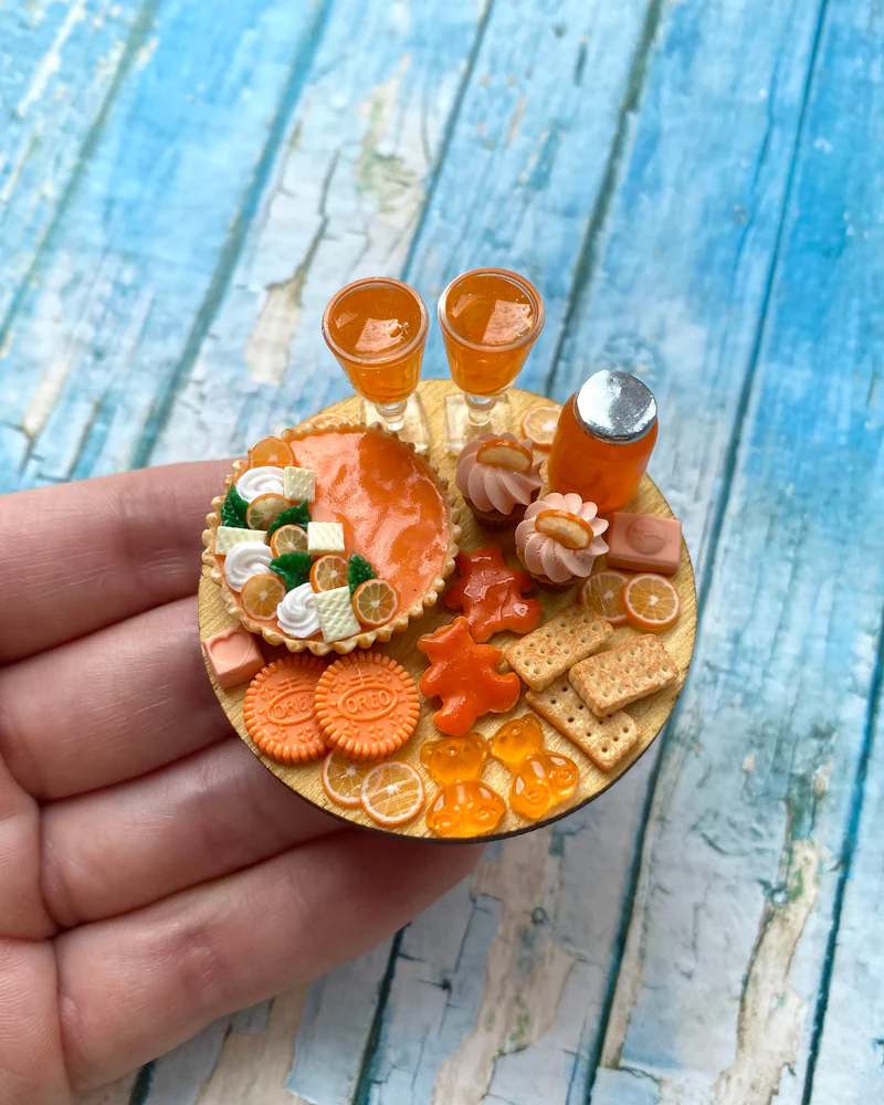 Кукольная Миниатюра Апельсиновое настроение 🍊☀️
