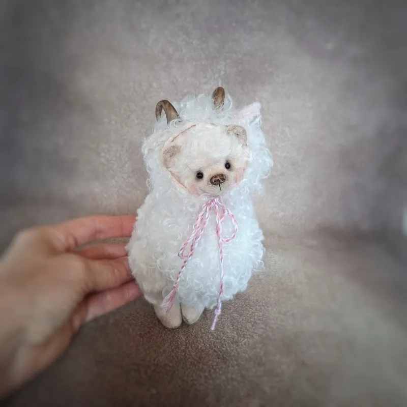 Мишка Тедди Стеша, белый, 16 см