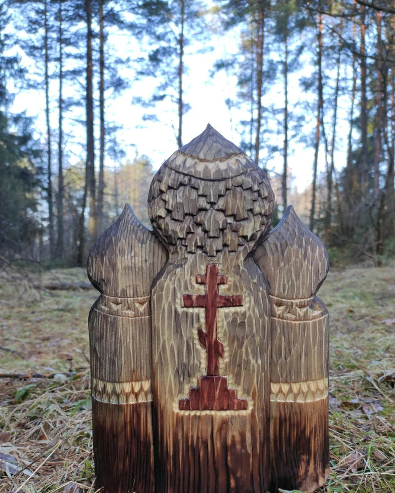 Скульптура «Храм», сосна — Скульптура «Храм», сосна