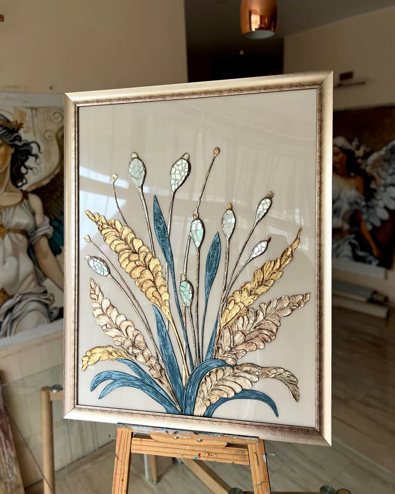 Картина «Стебли», 50×65 см