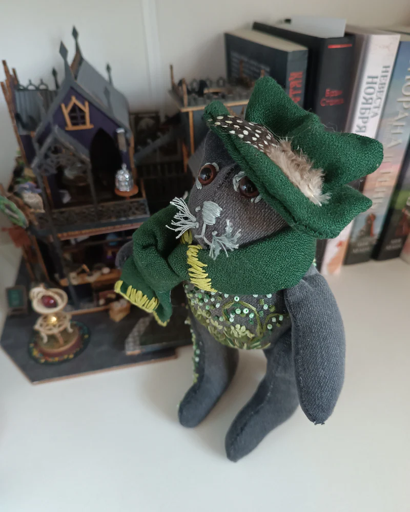 Интерьерная игрушка Кот-эстет — кот игрушка