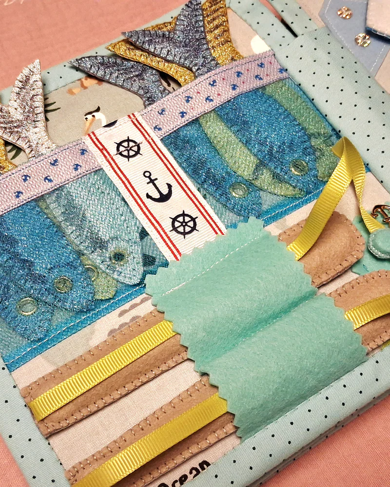 Фетровая книга «Морские тюлени» 18х18 — 18х18