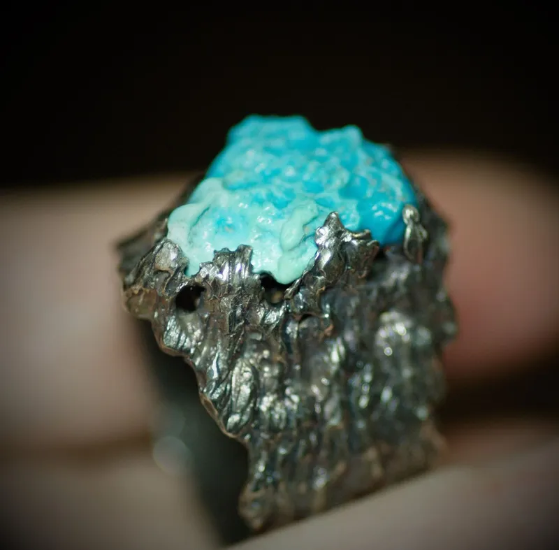 Кольцо "Reef" — бирюзовый камень