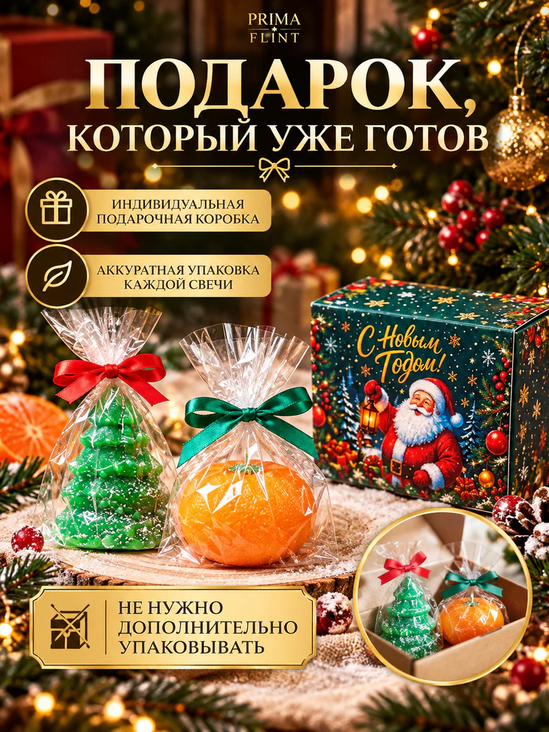 Подарочный набор свечей
