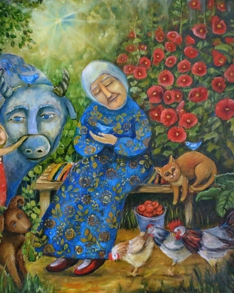 Три синие птички