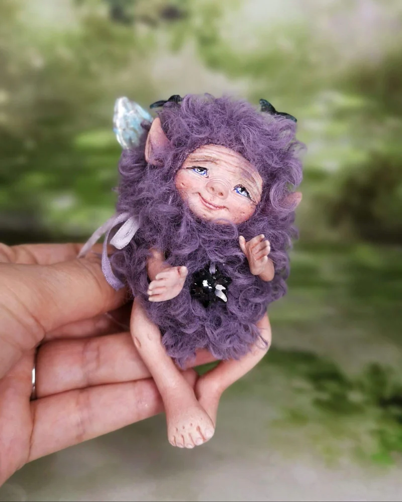 Лесная фея в домике, коллекционная игрушка