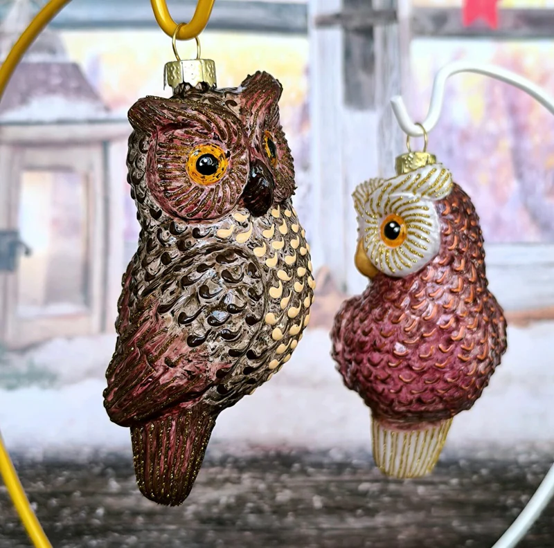 Елочная игрушка Сова