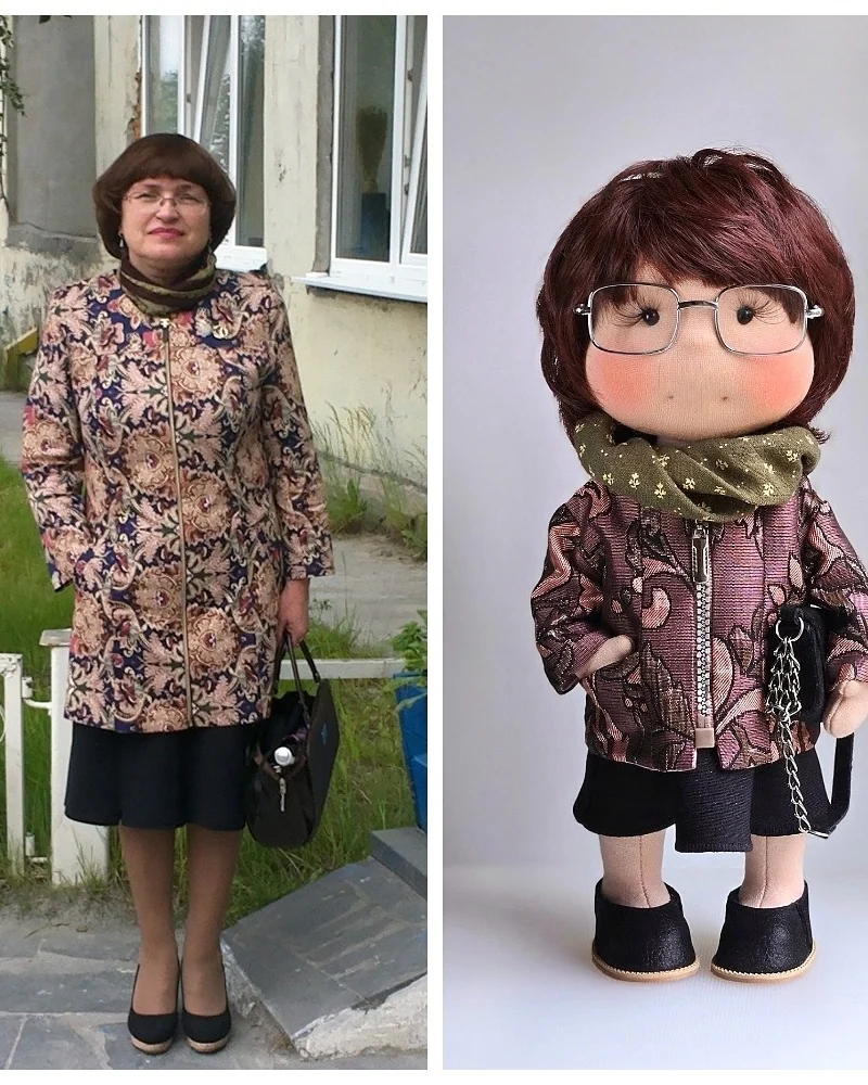 кукла по фотографии — кукла текстильная