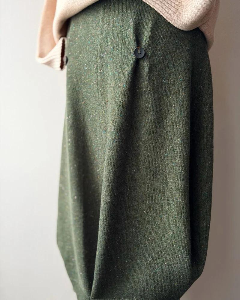 Вязаная юбка «Бутон»