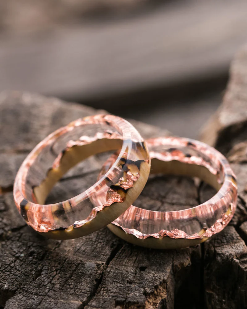 Парные кольца "Bronze luster" — Основной вариант