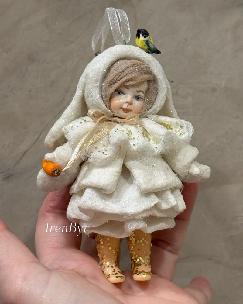Ватная игрушка Зайка