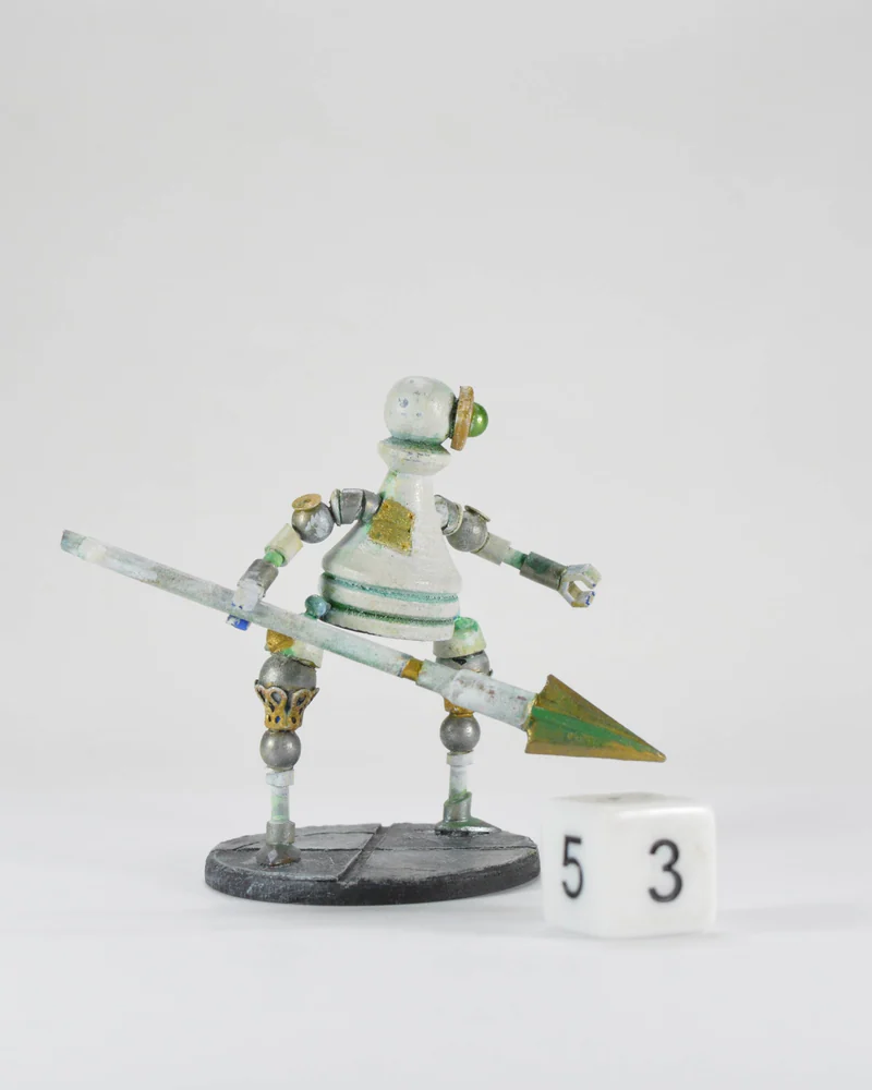 Авторская фигурка БП-02 «Пешка», белая — БП-02