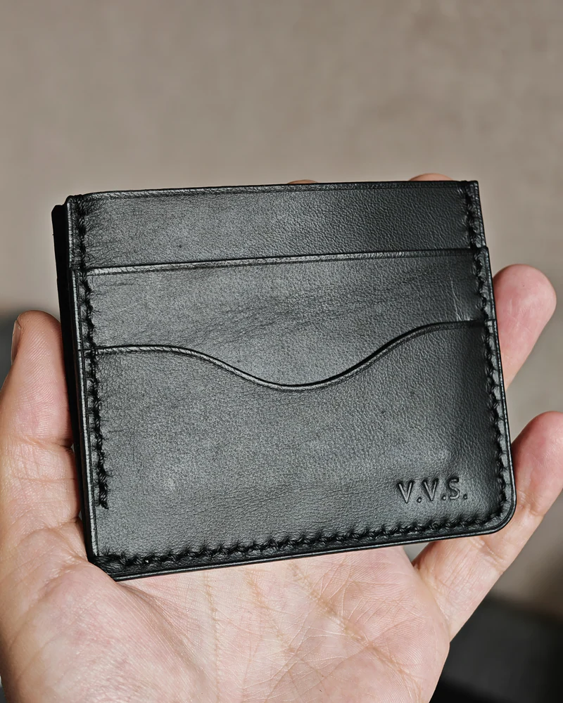 Картхолдер классический из кожи — Modena black