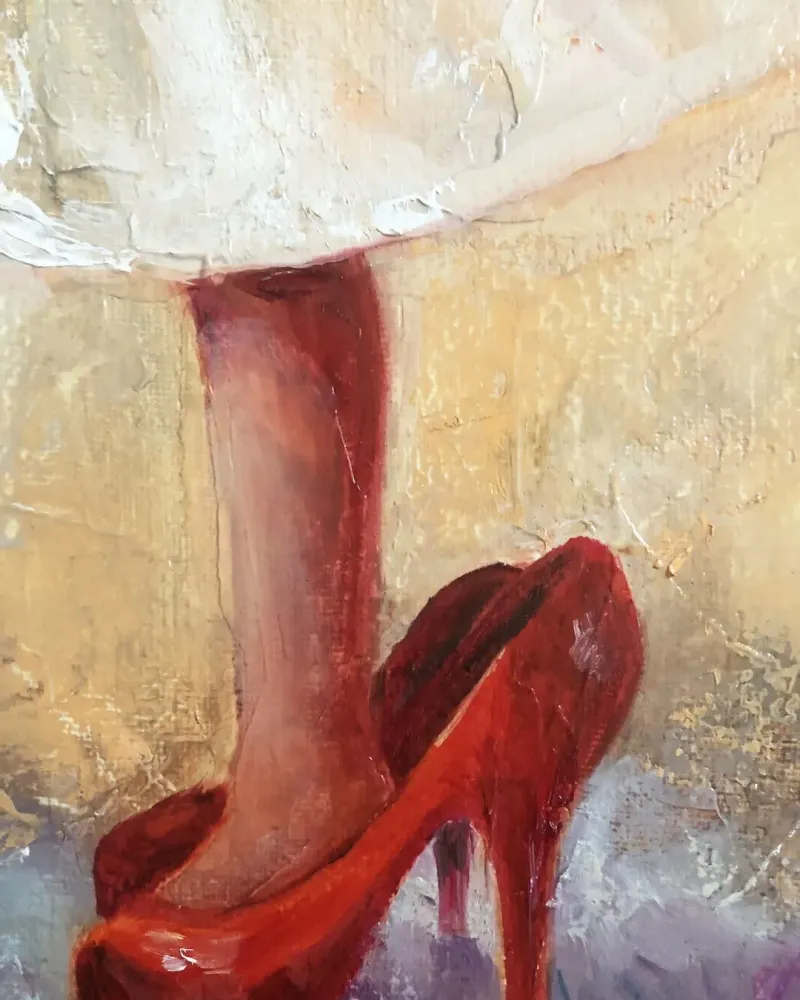 Мамины туфли. Картина маслом 30×40 см — 30×40 см