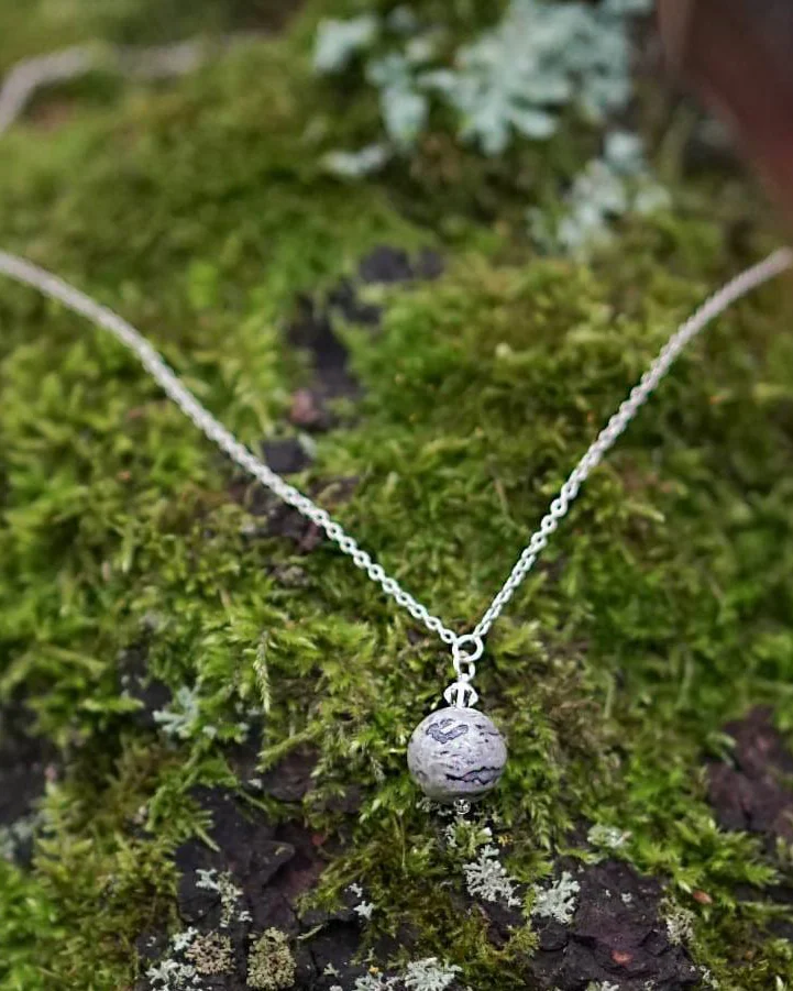 Кулон с серой яшмой — Кулон с серой яшмой