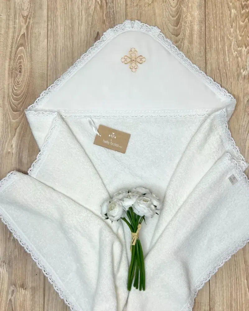 Набор для крещения «Николай», белый — Белый