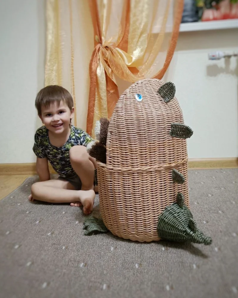 корзина для игрушек Дино
