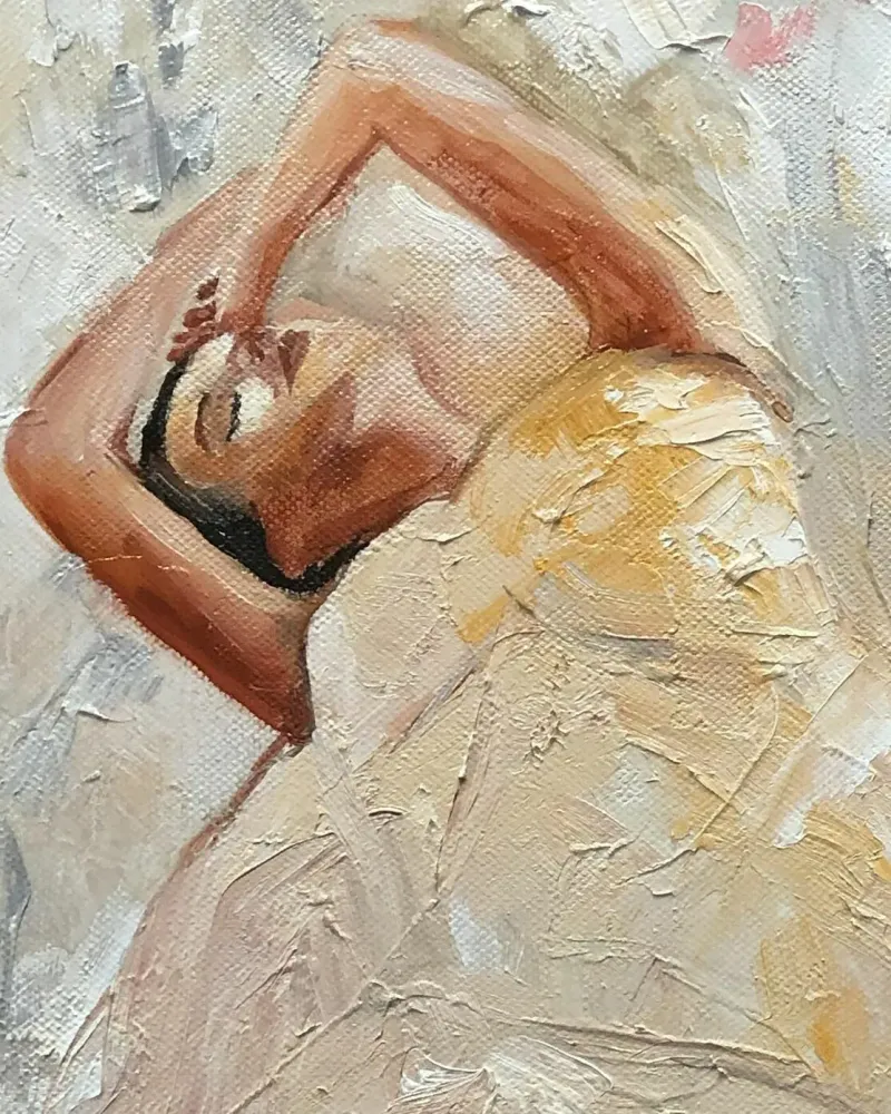Девушка. Картина маслом 40×50 см — 40×50 см