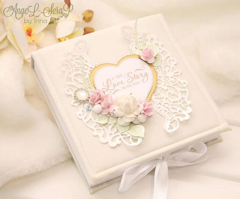 Коробочка для денежного подарка или сертификата на свадьбу Love Story