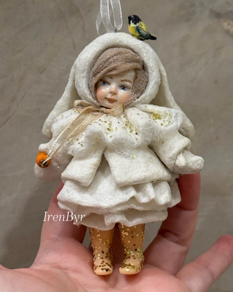Ватная игрушка Зайка