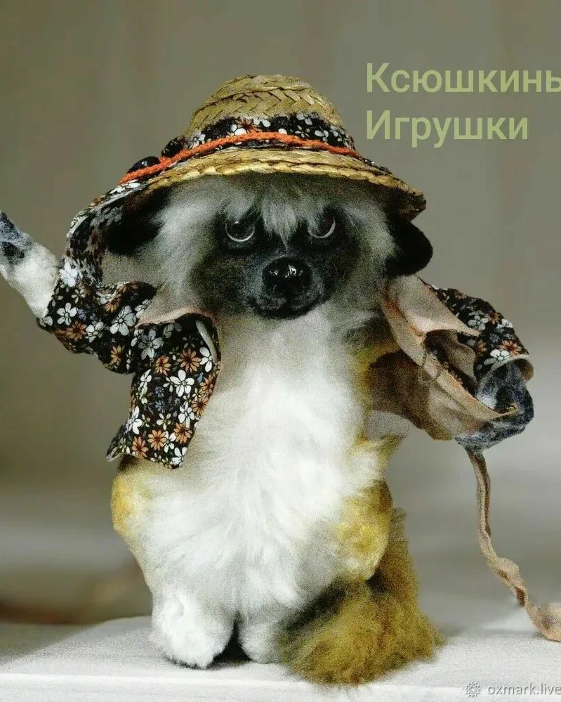 Тедди Зверята:Авторская Коллекционная Обезьянка Жоржетта