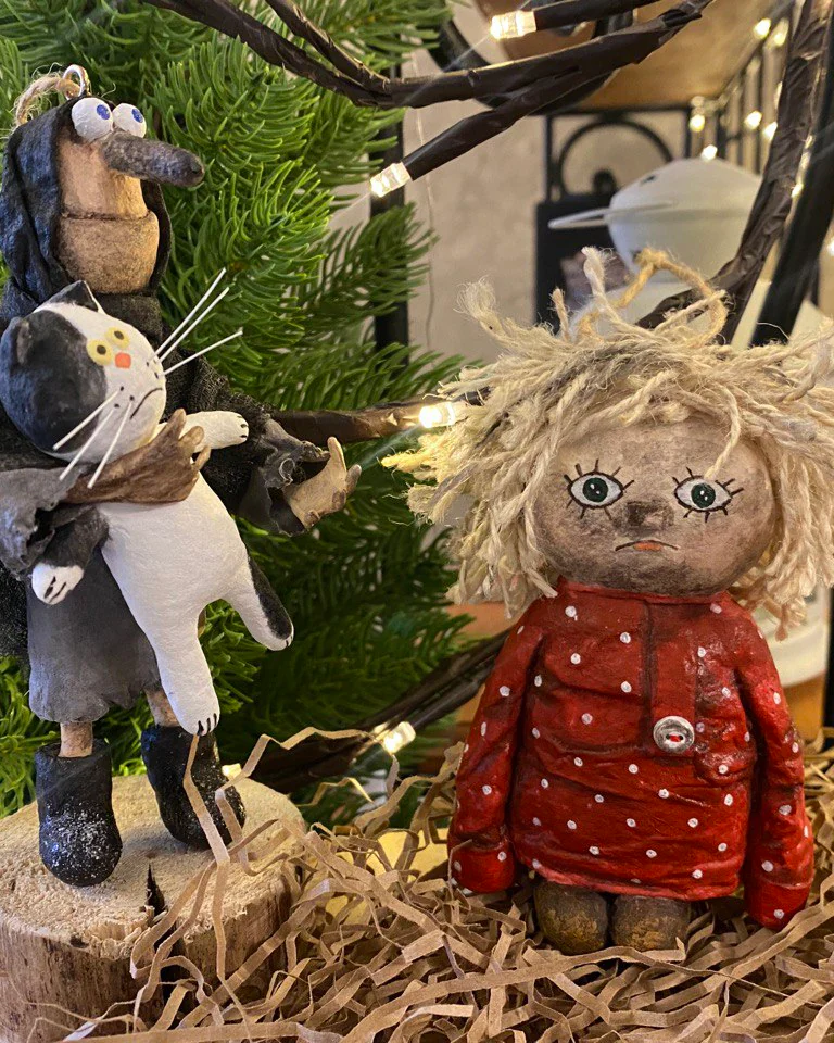 Елочная игрушка «Домовенок»
