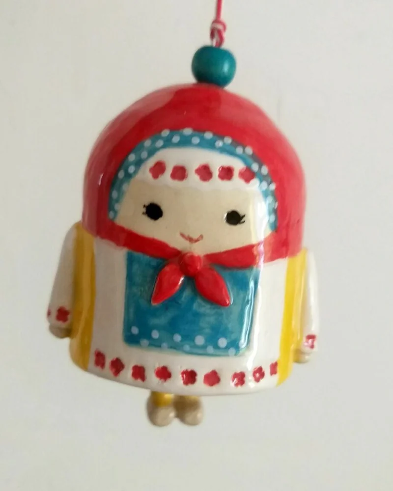 Колокольчик Кукла крупеничка, авторская ручная работа