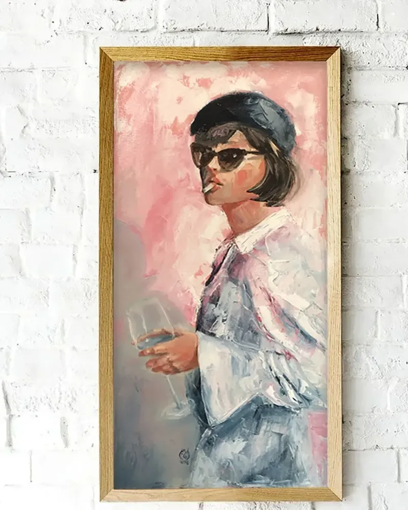 Девушка. Картина маслом 30×60 см — 30×60 см