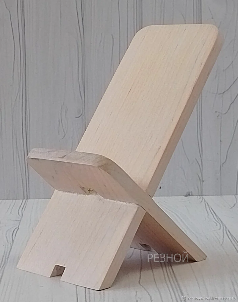 Подставка для телефона. Берёза