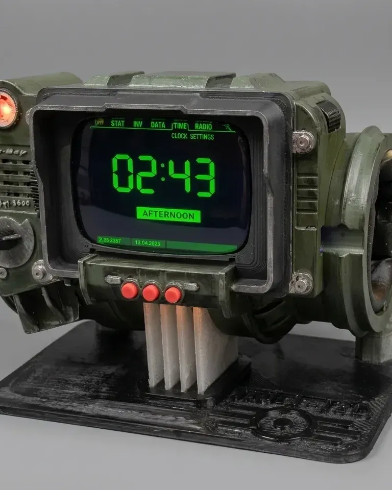 Наручный Pip-Boy 3000 mk3 с FM-радио, зелёный — Зелёный