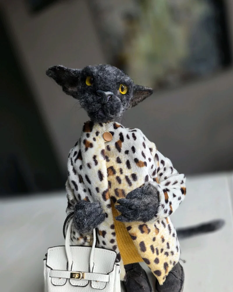 Кошечка Анфиса. Интерьерная игрушка
