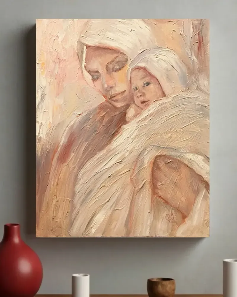 Мама. Картина маслом 40×50 см — 40×50 см