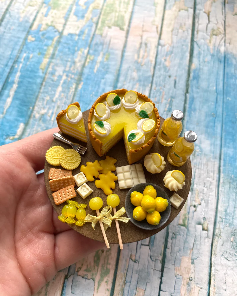 Кукольная Миниатюра «Лимонный пир» 🍋💛