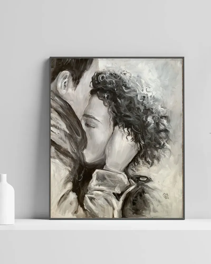 Встреча. Картина маслом 50×60 см — 50×60 см