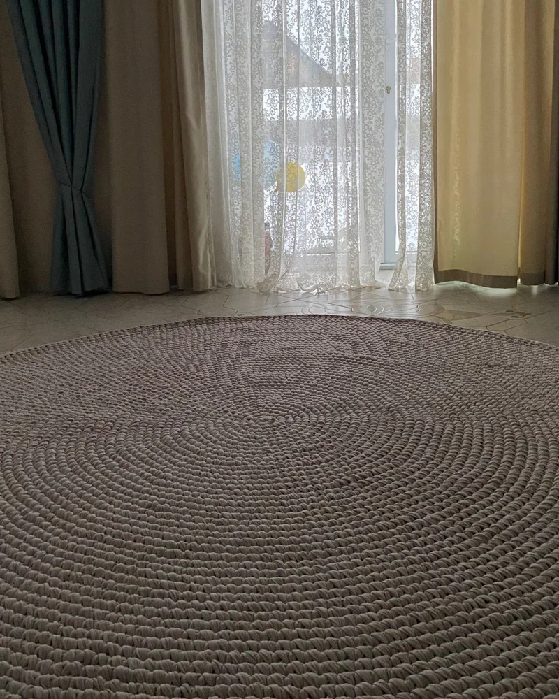 Ковер хлопковый ручной работы