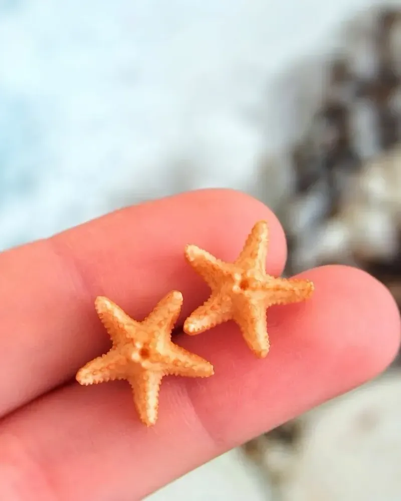 Серьги Морские звёзды