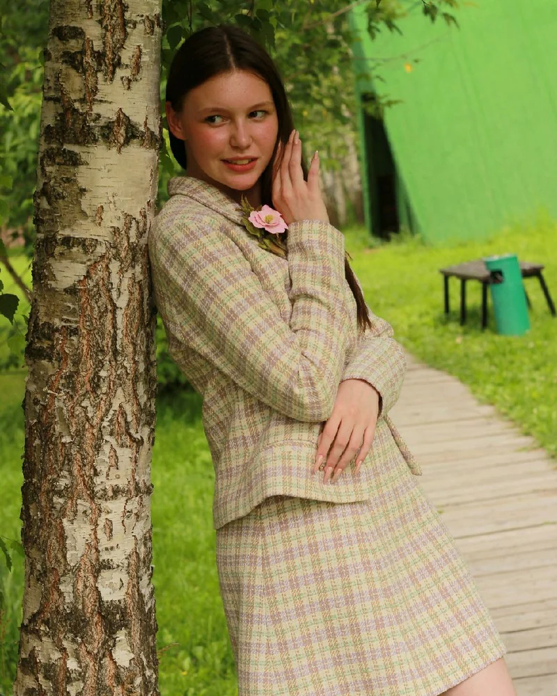 Твидовый костюм Нежность моя
