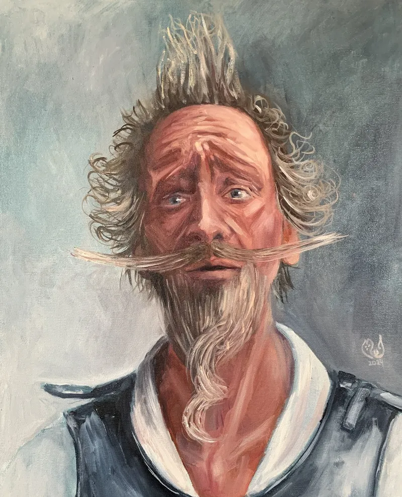 Дон Кихот. Картина маслом 40×50 см — 40×50 см