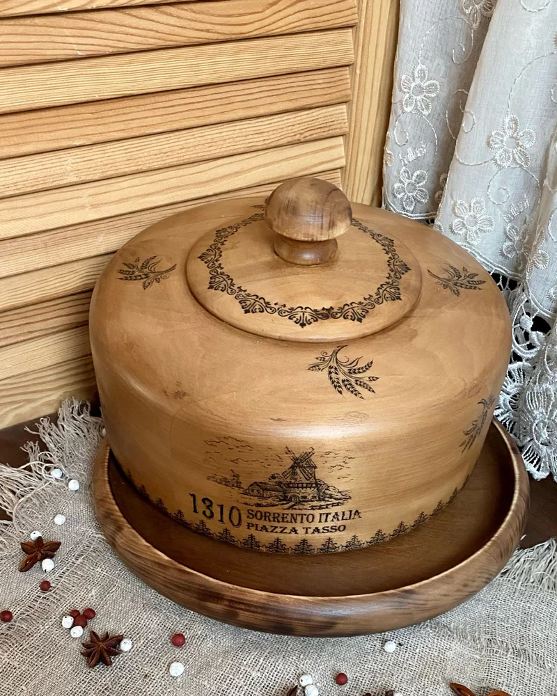 Хлебница/блинница клош «Долина мельниц» — Основной