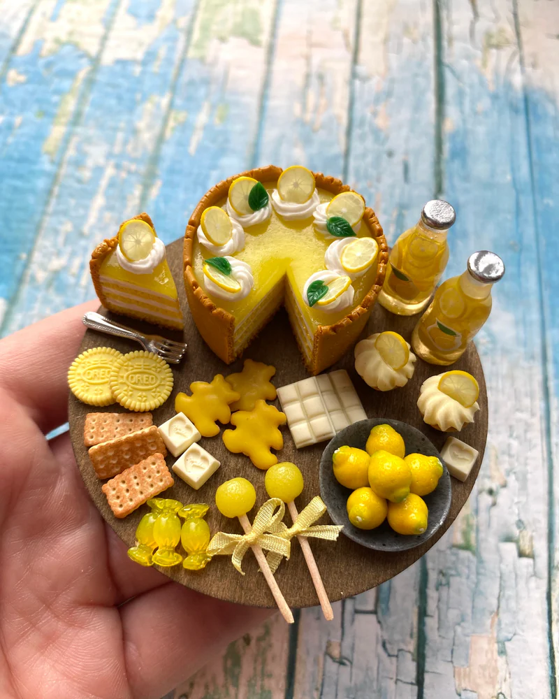 Кукольная Миниатюра «Лимонный пир» 🍋💛