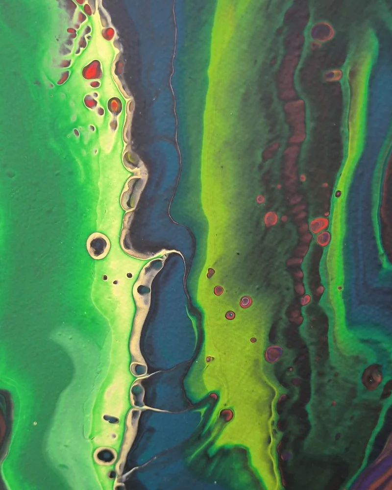 Картина жидким акрилом (fluid art) 30х60 см