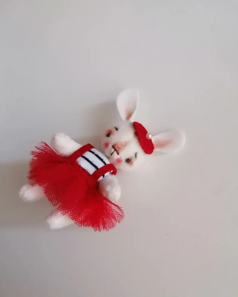 Семья заек, 10 и 6 см