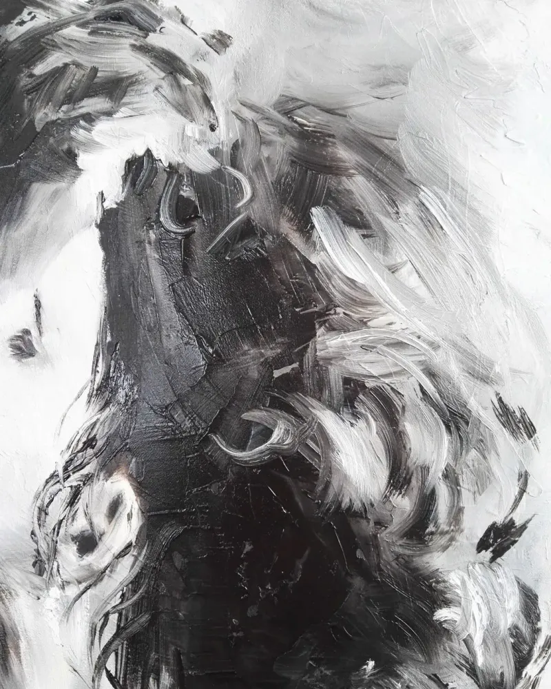 Поцелуй. Картина маслом 50×60 см — 50×60 см
