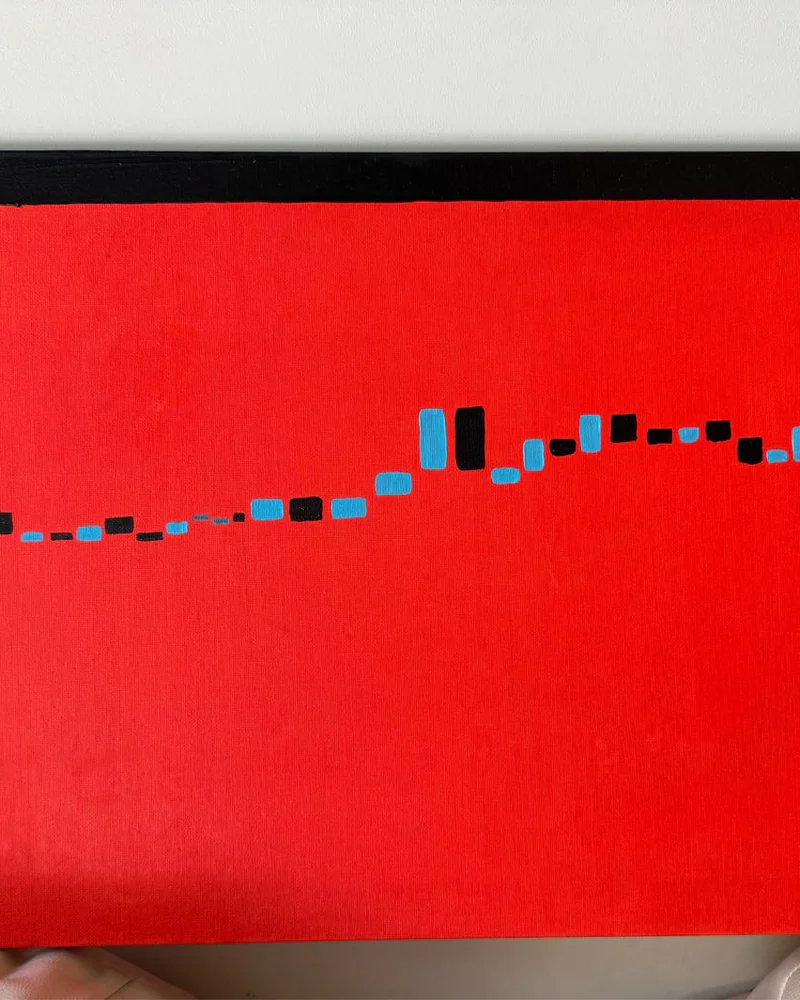 Картина маслом «Way» 40×60 см Кайдзен-сила маленьких шагов — Оригинал