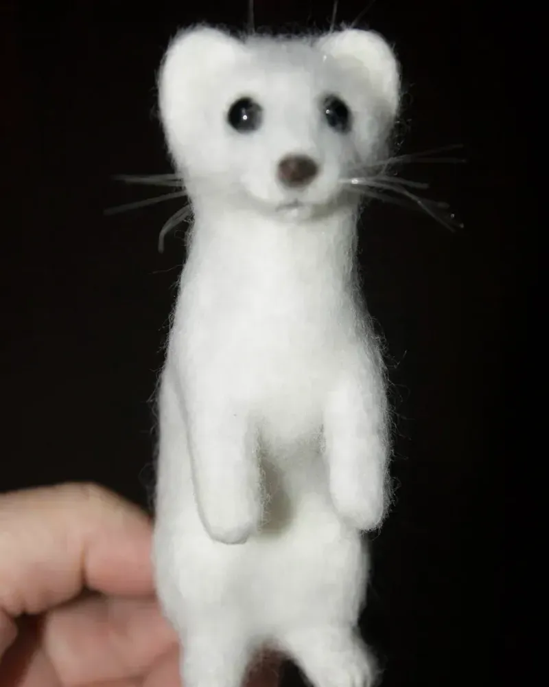 Ласка, валяная игрушка — Основной